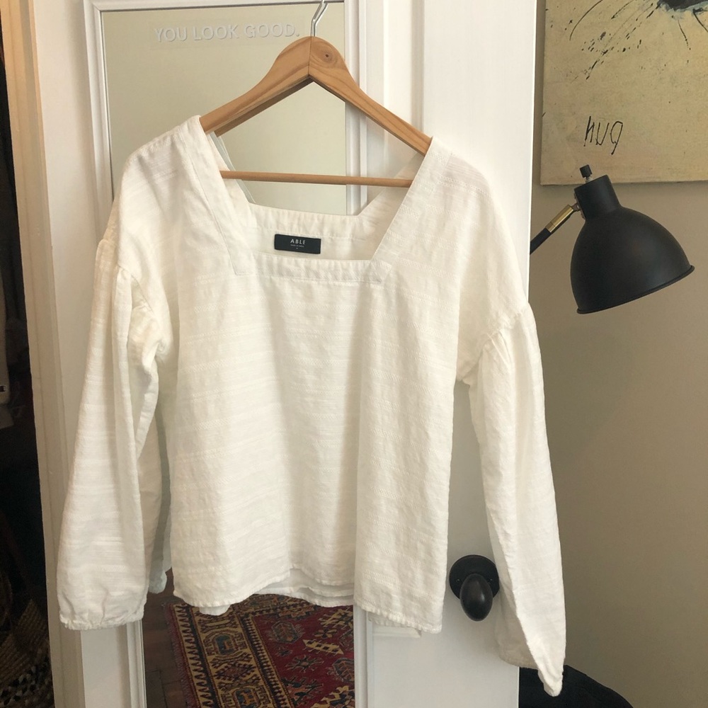 ABLE white blouse - Picture 3 of 9